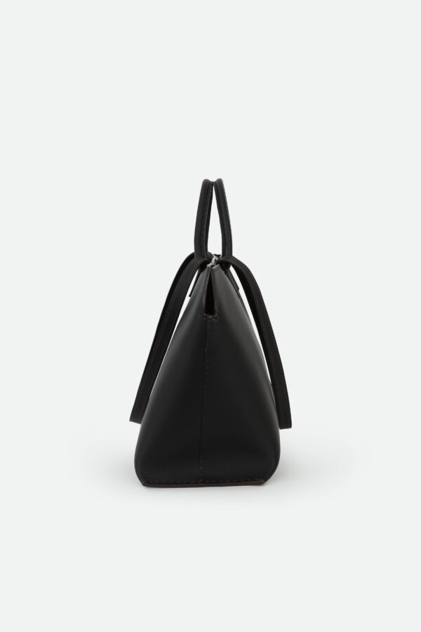 BOLZANO FRENCH BARENIA LEATHER TOTE IN ESPRESSO - Image 4