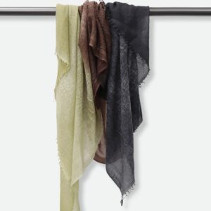 CARDAMOM SCARF IN HAND DYED CASHMERE